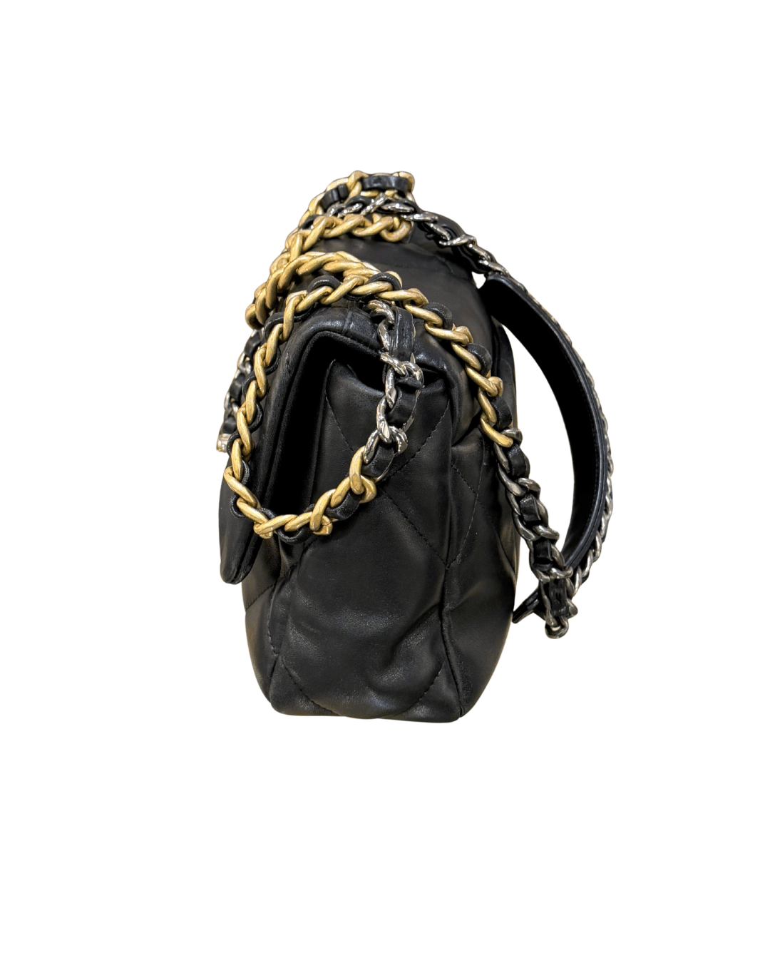 CHANEL 19 MISURA SMALL NERA