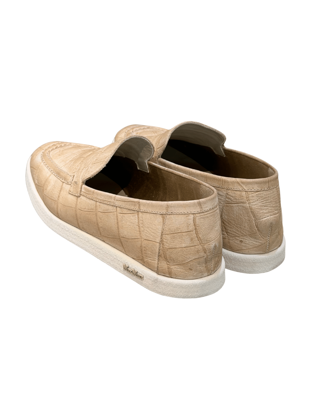 MOCASSINI MAXMARA PELLE EFFETTO COCCO