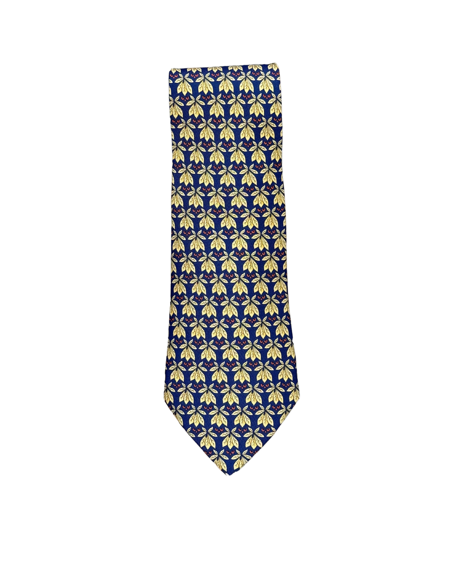 CRAVATTA HERMES BLU NAVY
