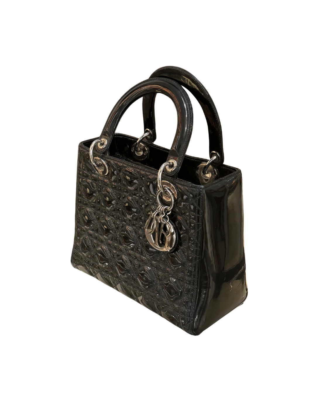 LADY DIOR MEDIA VERNIS NERA HARDWARE ARGENTO