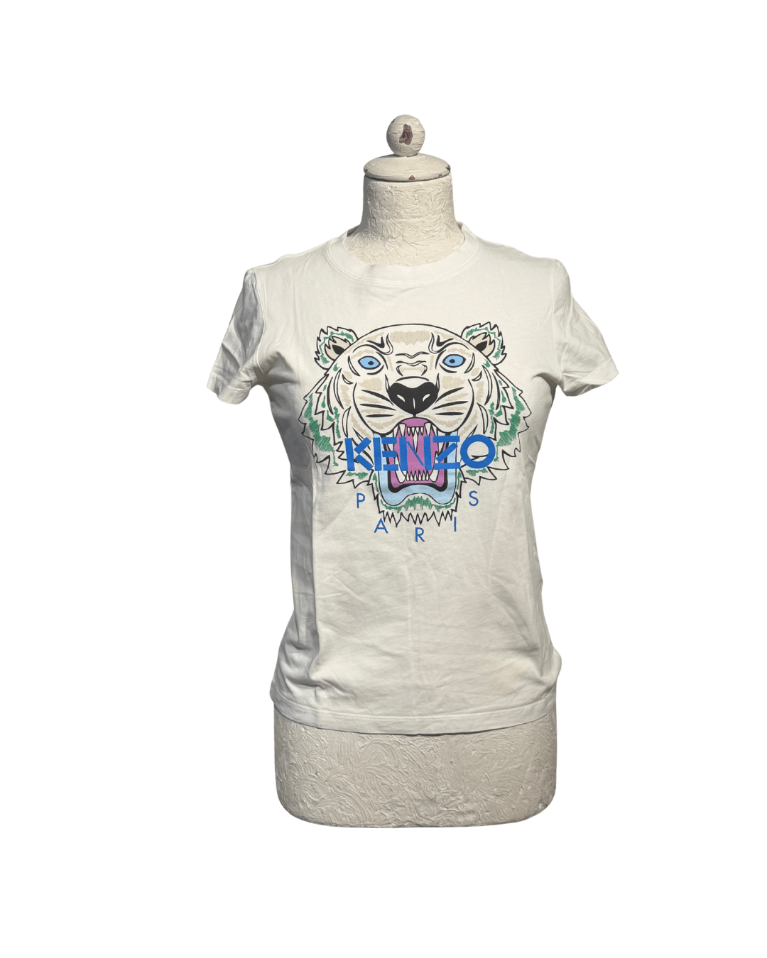 TSHIRT KENZO BIANCA TIGRE Tg XS