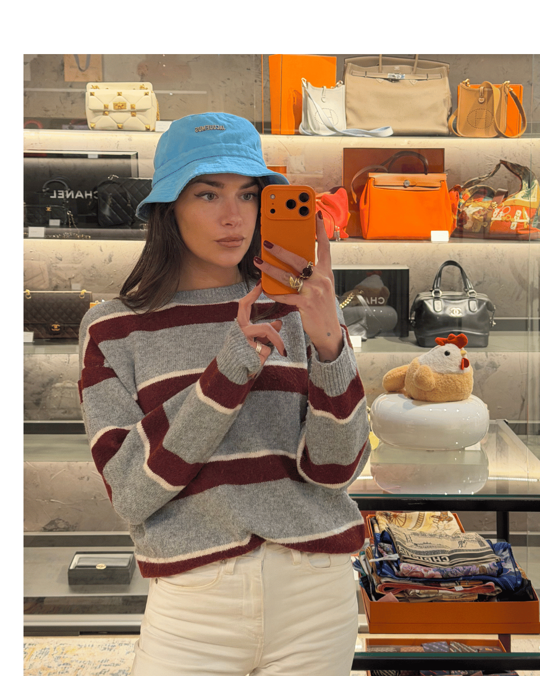 CAPPELLO PESCATORA JACQUEMUS TURCHESE