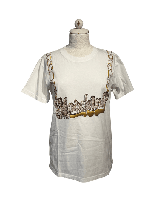 TSHIRT MOSCHINO BIANCA Tg S/M