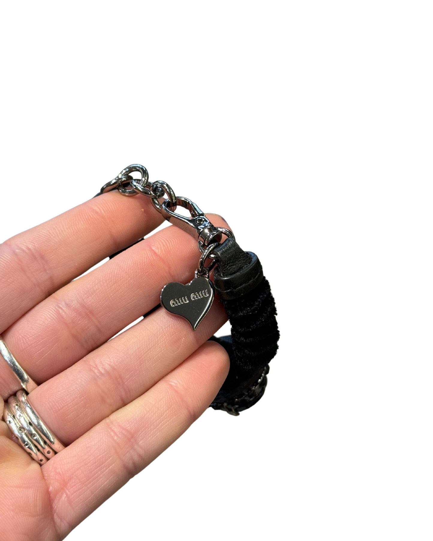 BRACCIALE MIUMIU NERO