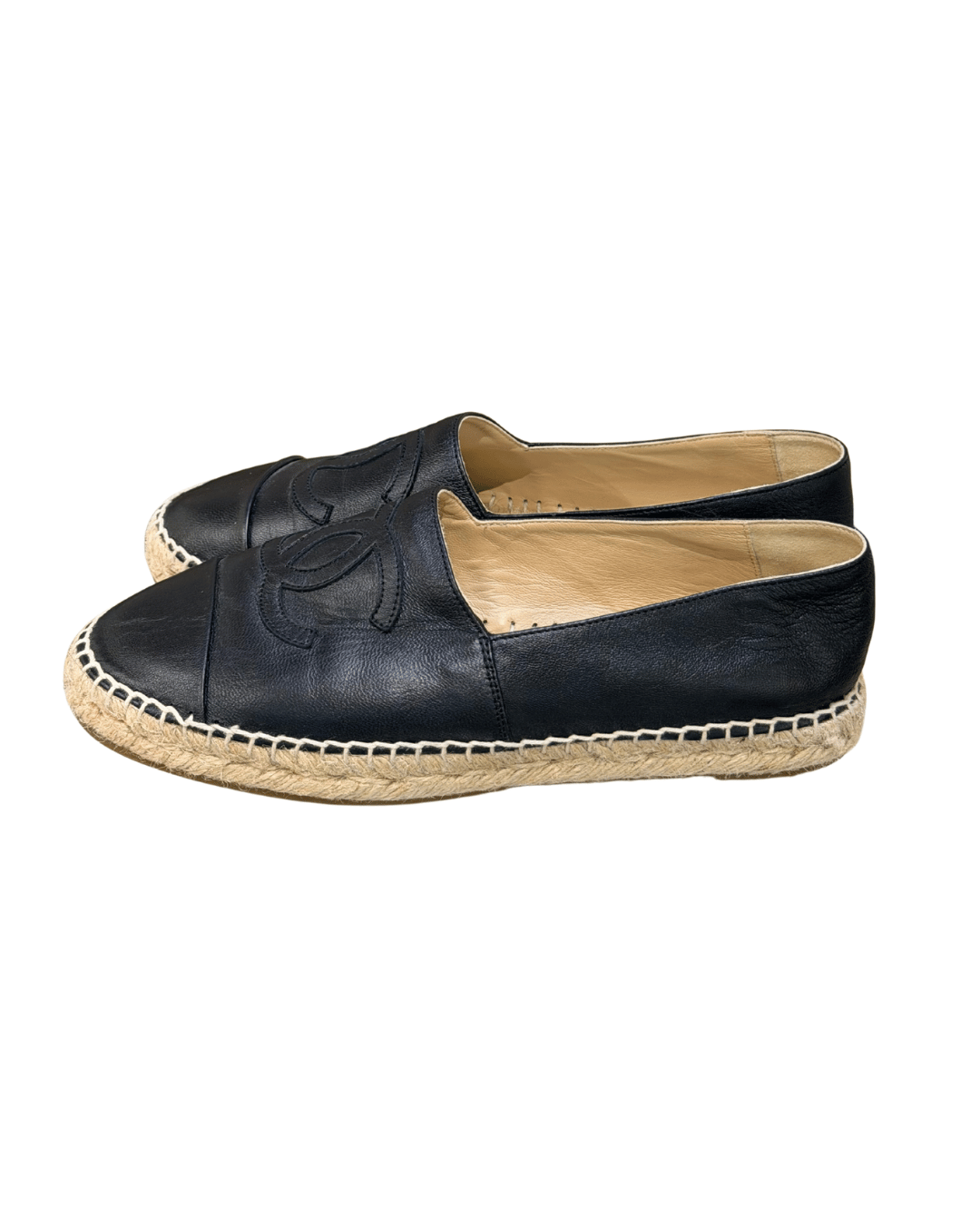 ESPADRILLAS CHANEL PELLE NERA