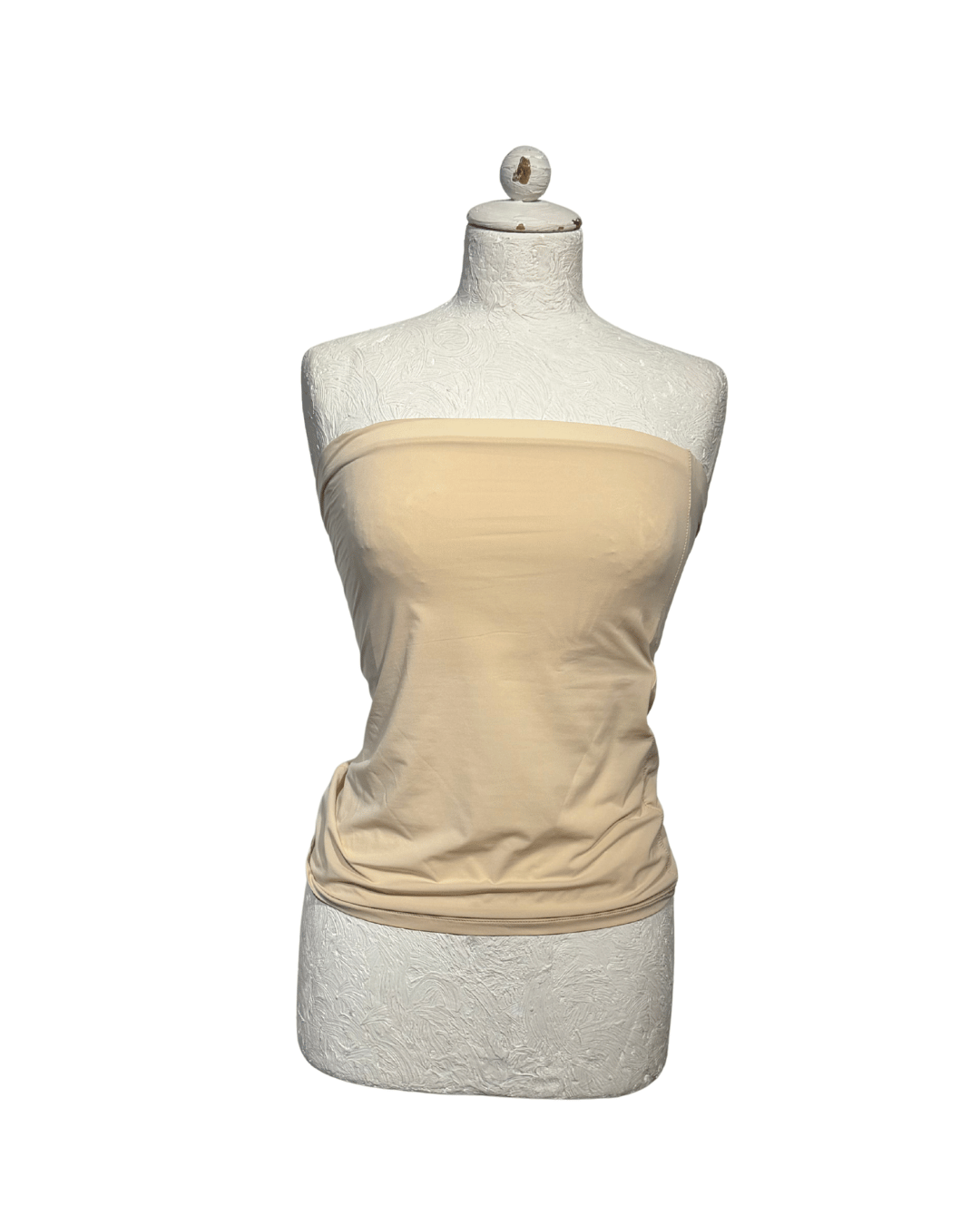 TOP IN TULLE CON RICAMI A MARGHERITA Tg M