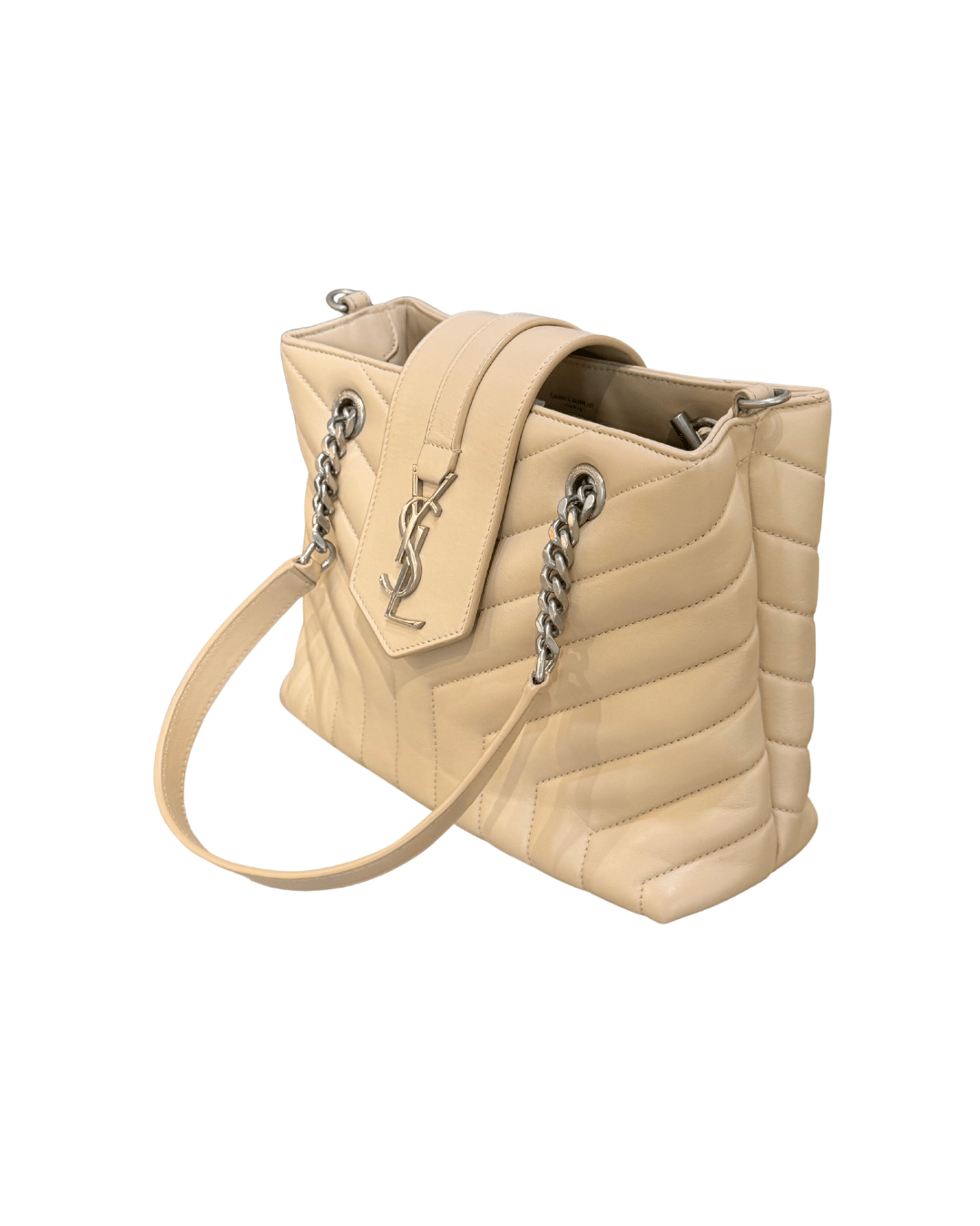 LOULOU SHOPPING BAG YSL COLOR NUDE