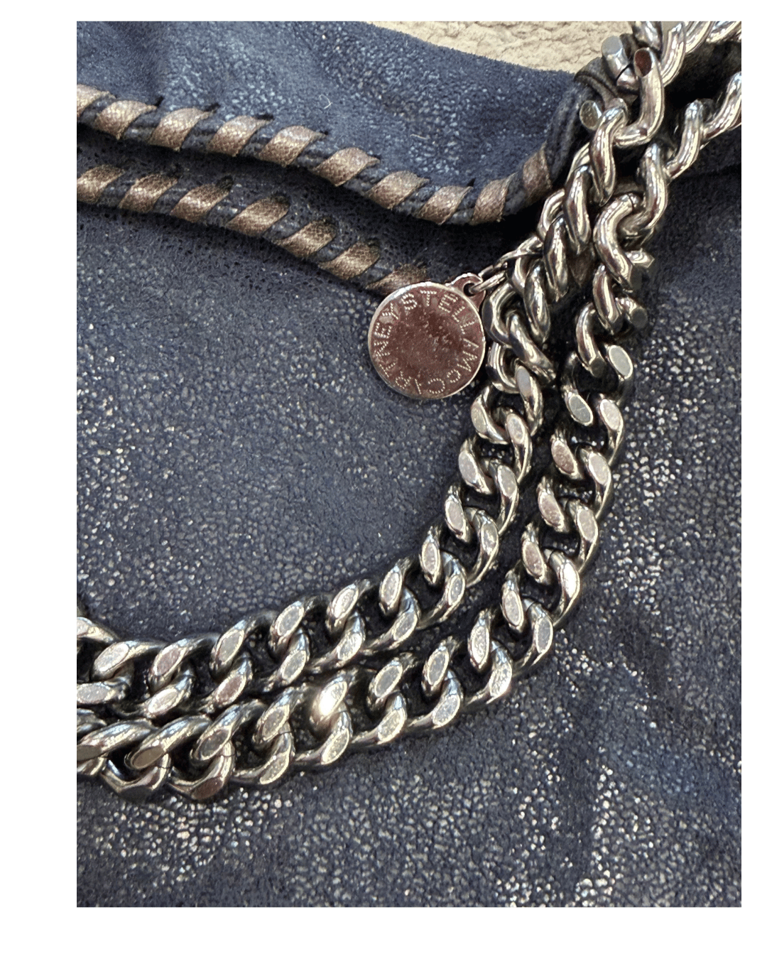 MINI STELLA MCCARTNEY FALABELLA BLU NAVY