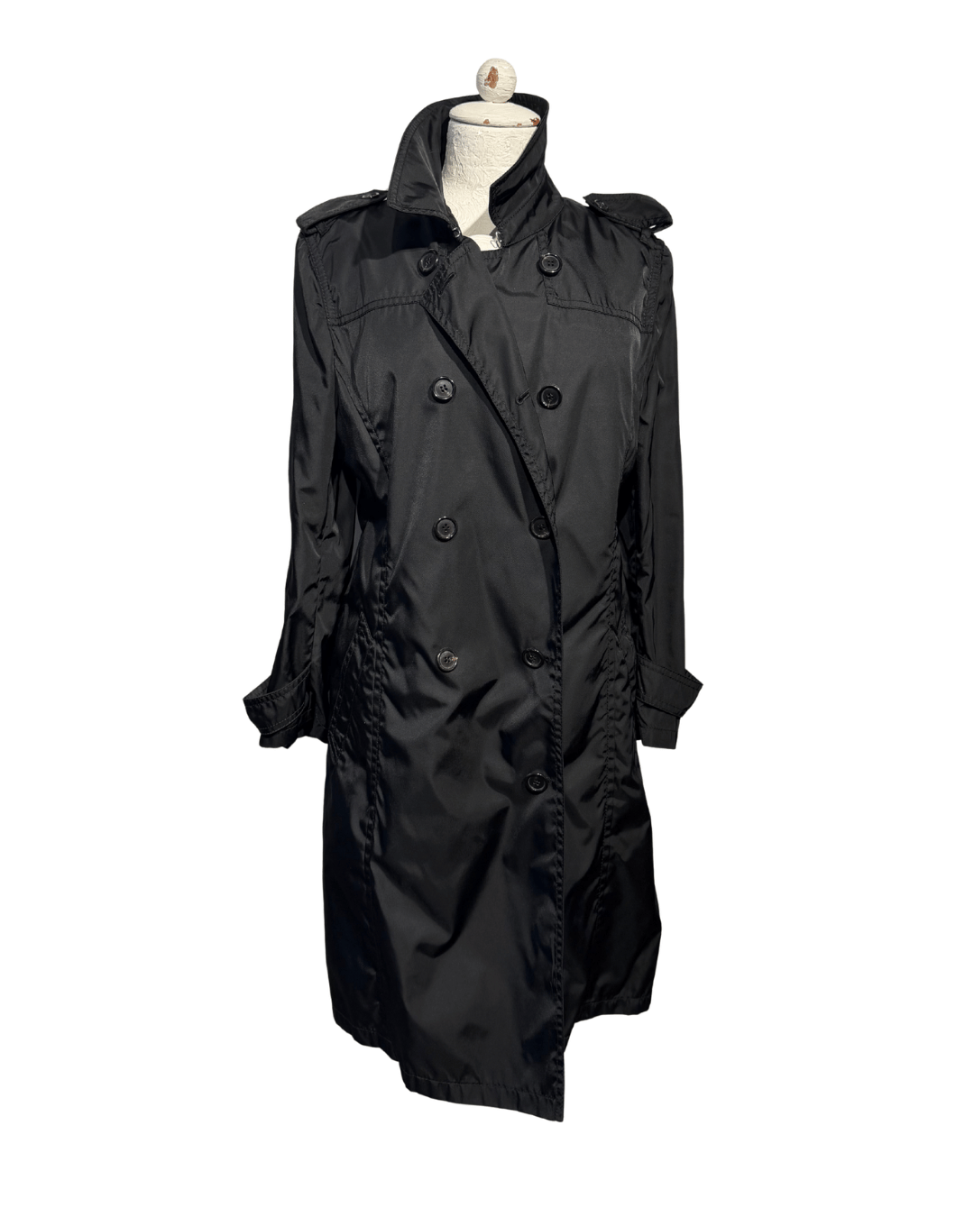 IMPERMEABILE PRADA NERO Tg 44