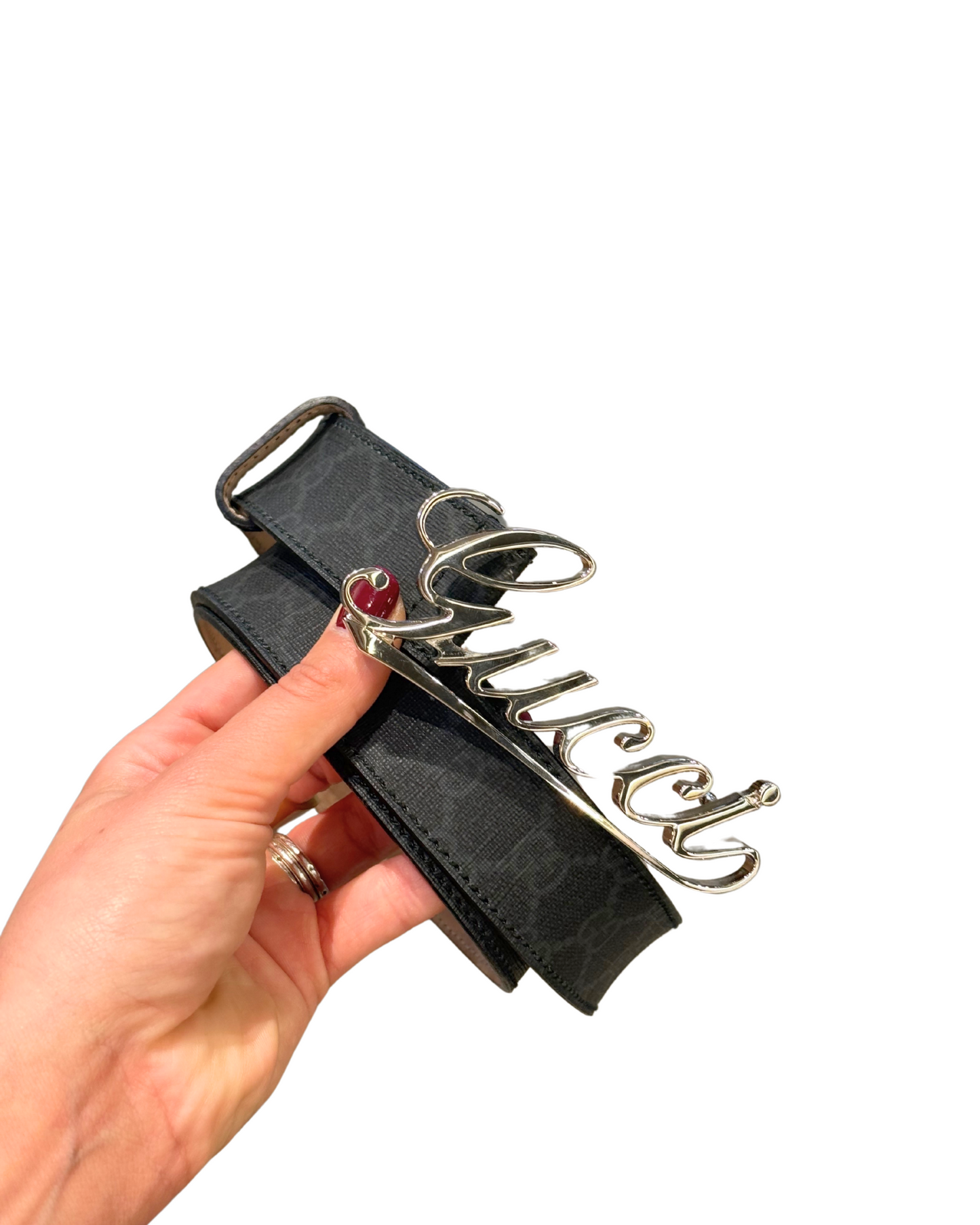 CINTURA GUCCI SCRITTA GUCCI
