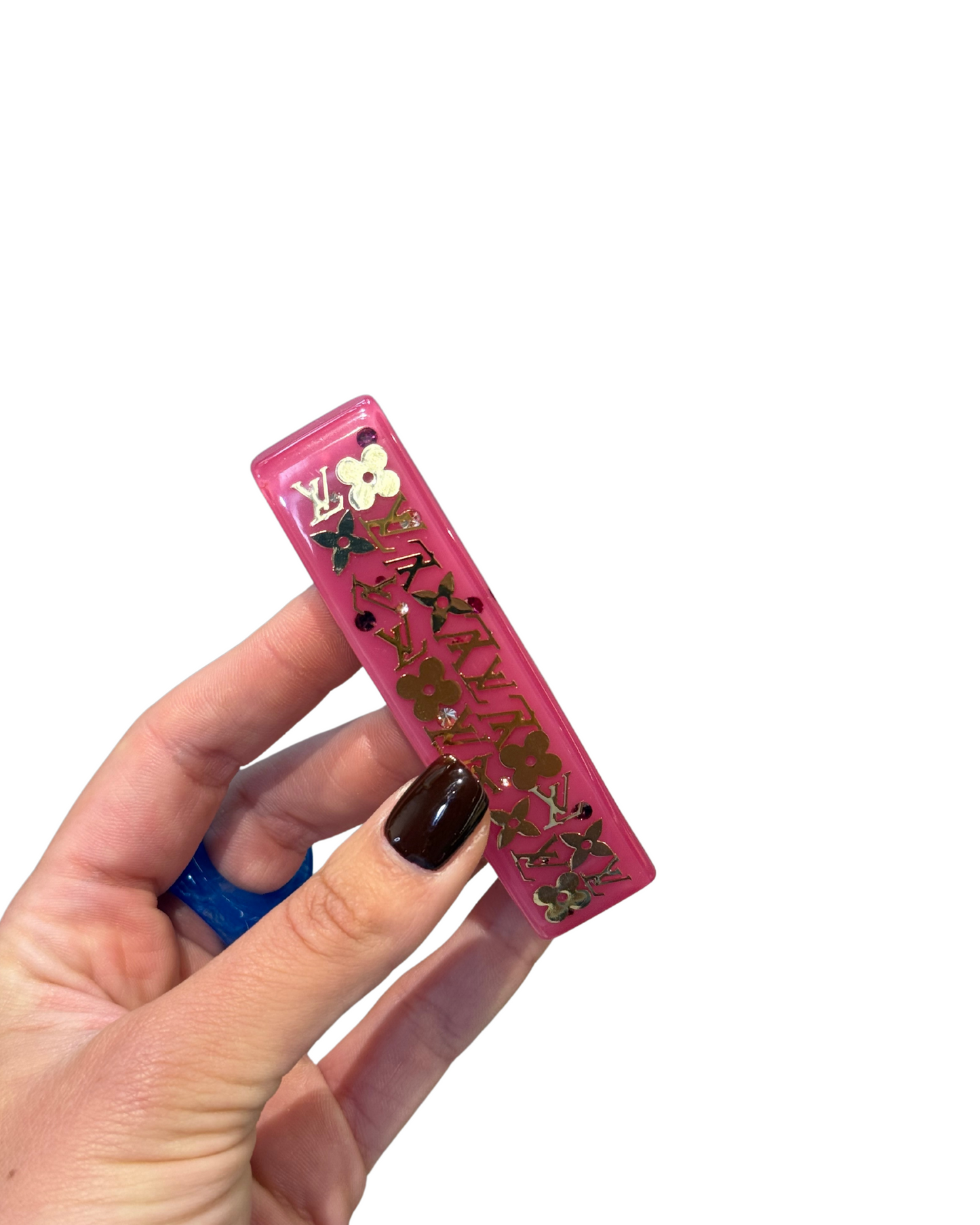 FERMAGLIO CAPELLI LOUIS VUITTON FUCSIA