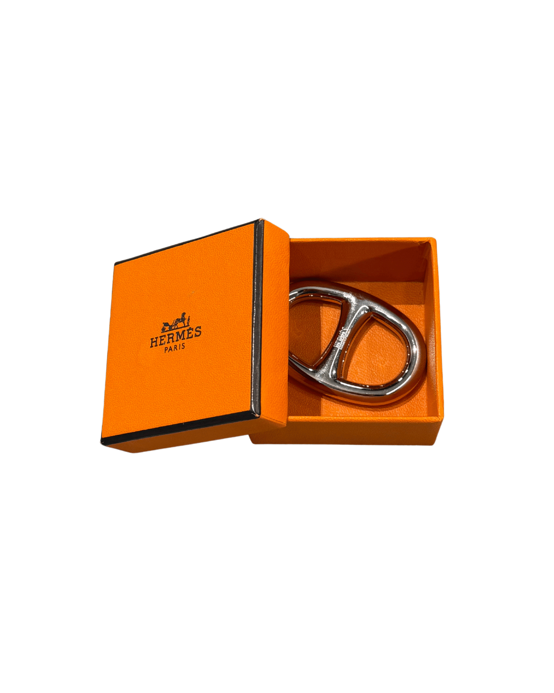 FERMA CARRE HERMES ARGENTATO