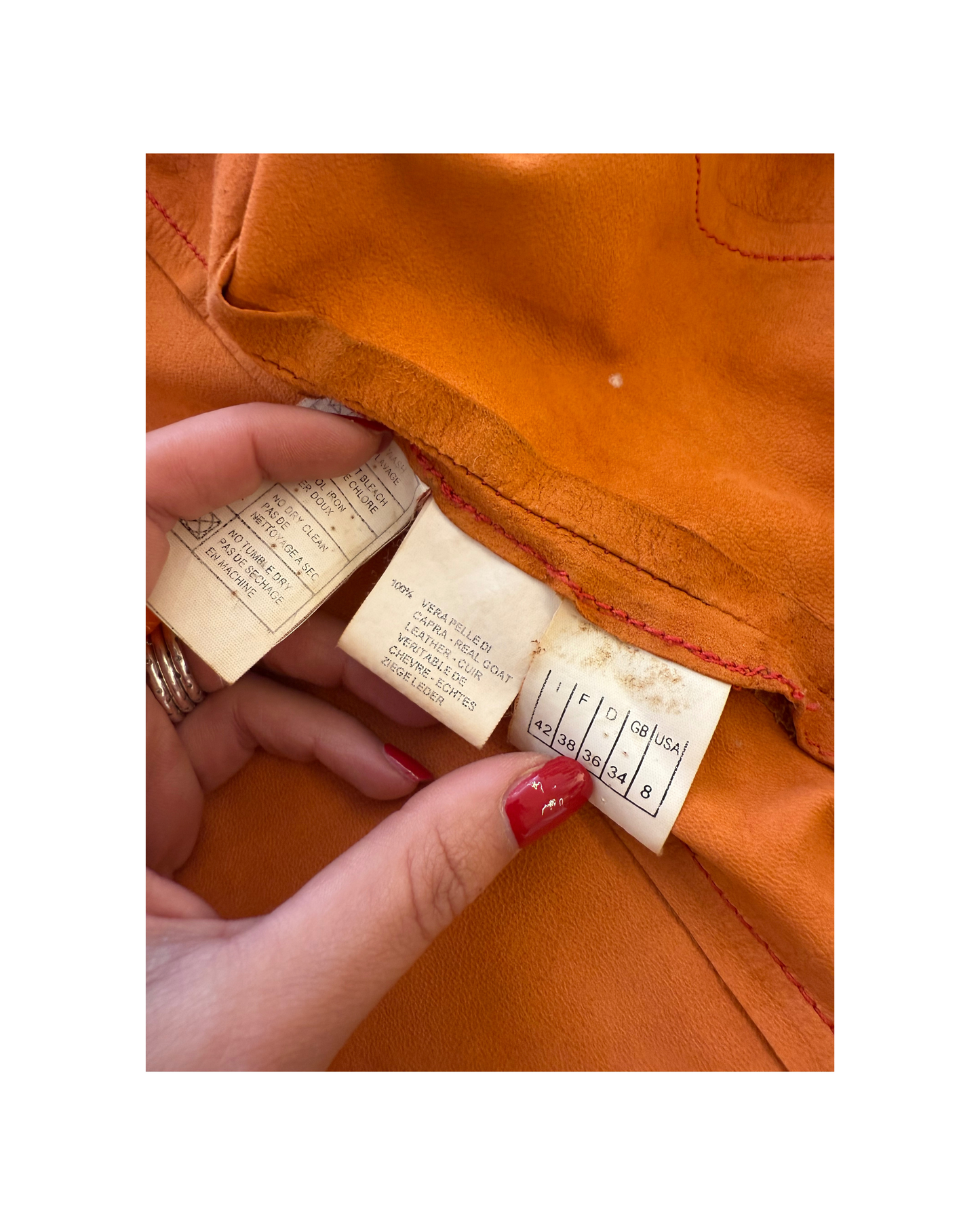 COMPLETO VINTAGE MISSONI ARANCIONE