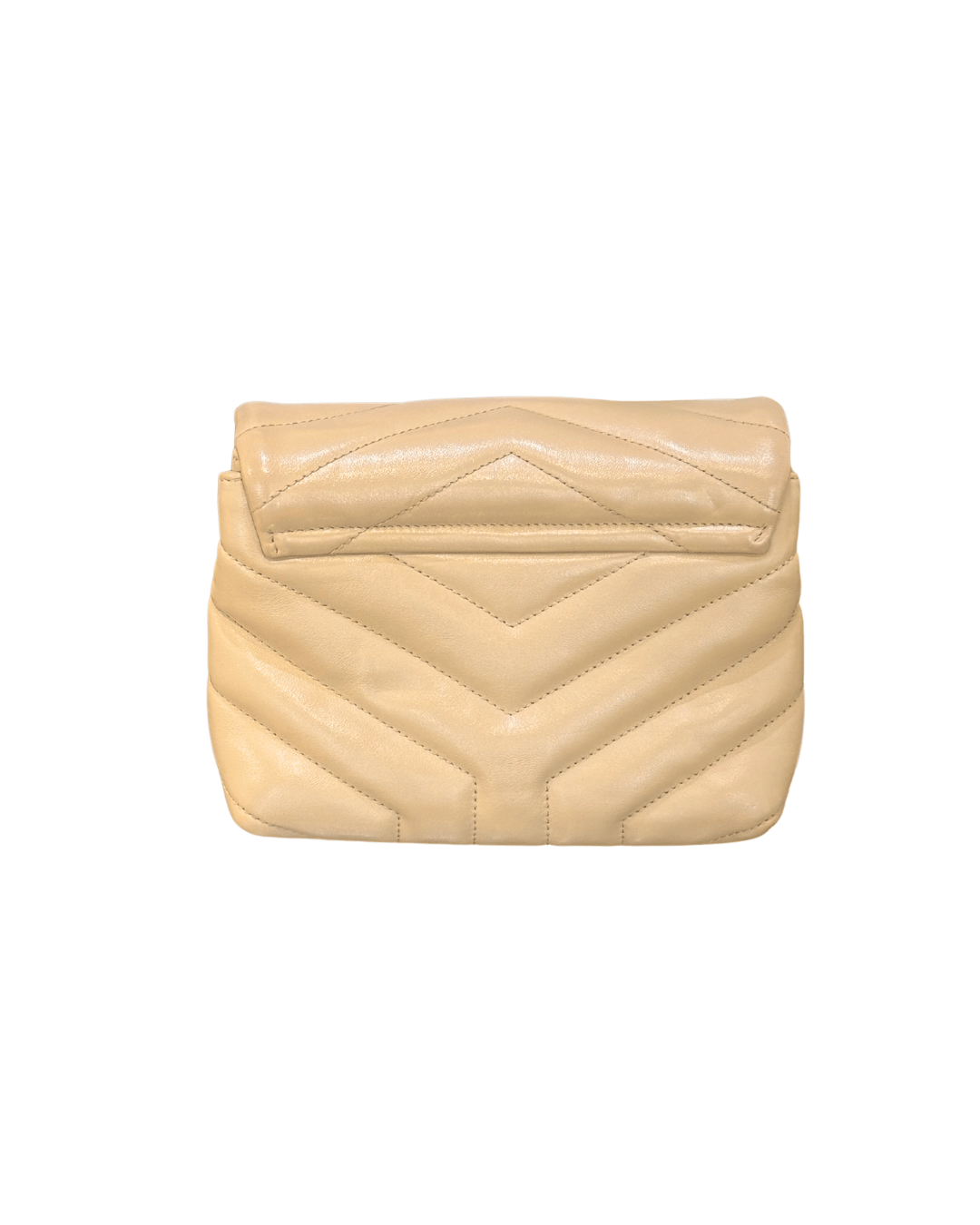 LOULOU TOY YSL BEIGE HARDWARE ARGENTO