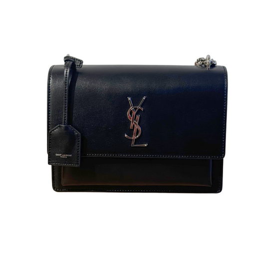 SUNSET YSL NERA HARDWARE ARGENTO