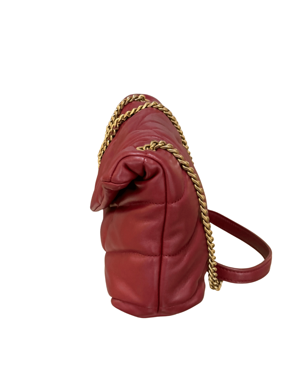 PUFFER TOY YSL ROSSA/BORDEAUX