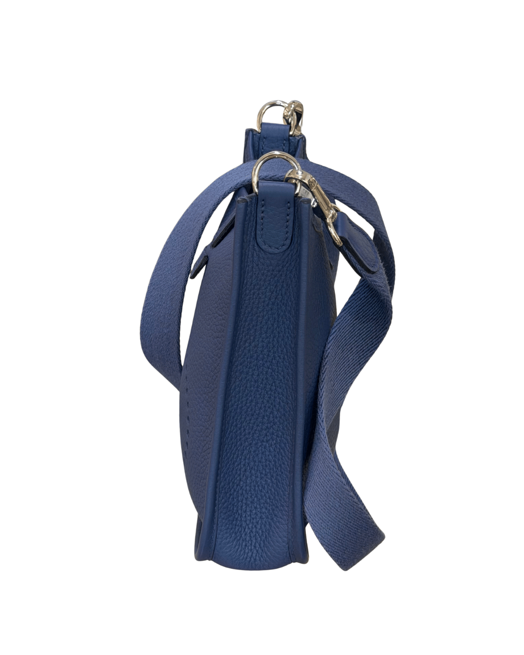 MINI EVELYNE HERMES BLU ALVIO