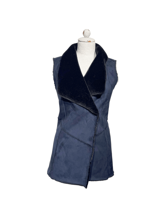 GILET ARMANI BLU E NERO