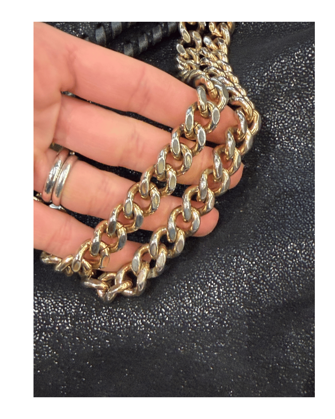 FALABELLA STELLA MCCARTNEY NERA TRE CATENE