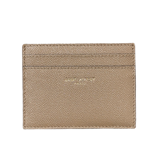 PORTACARTE YSL BEIGE
