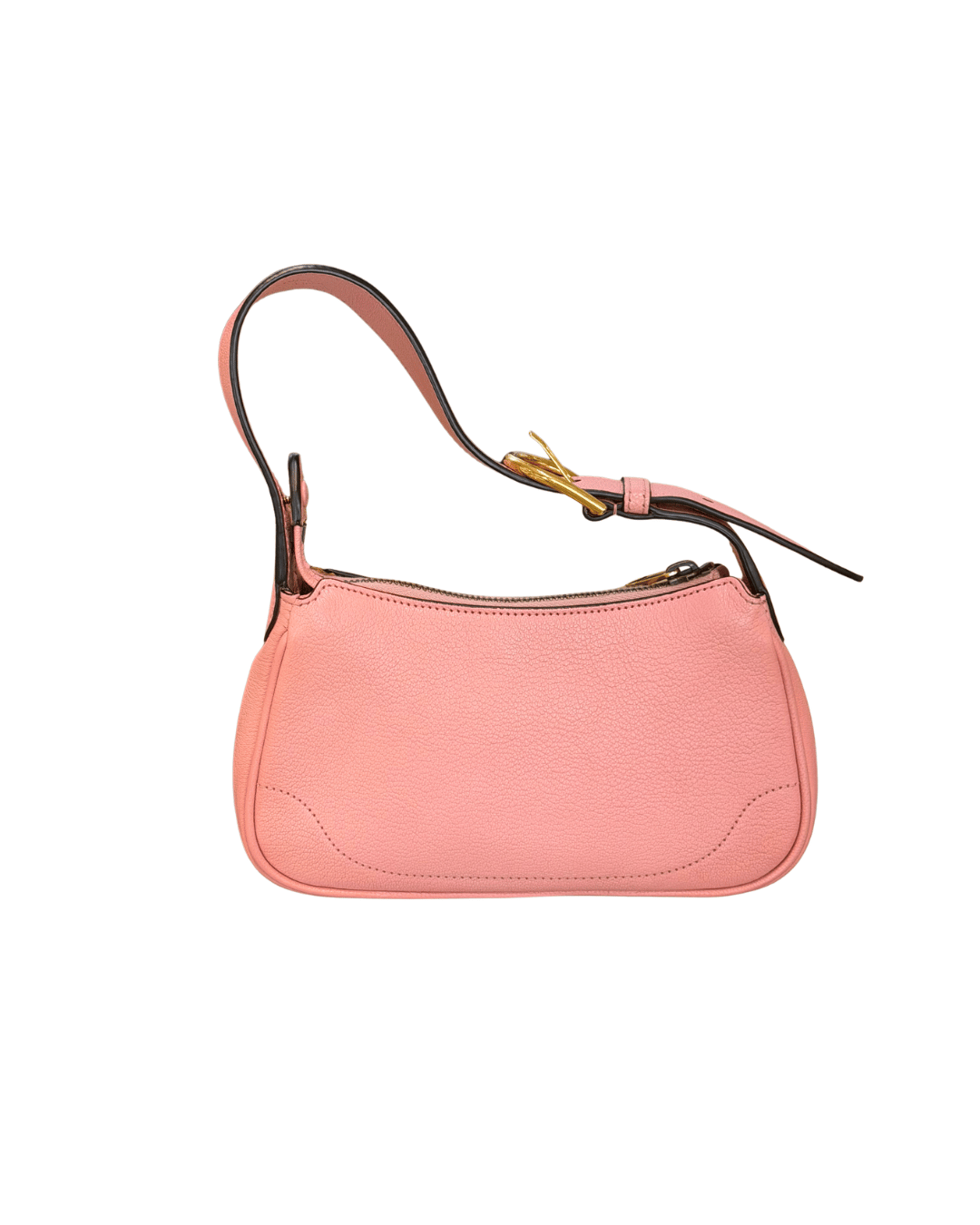 PICCOLA MEZZALUNA GUCCI ROSA PELLE MARTELLATA