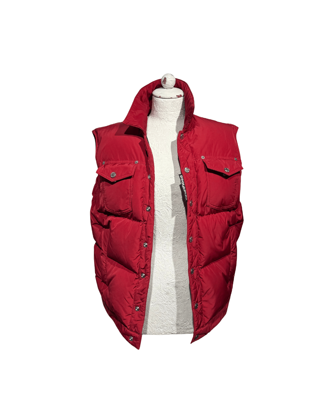 GILET DSQUARED2 ROSSO