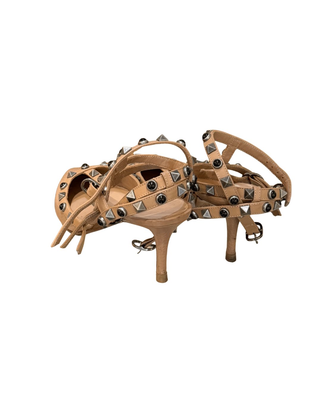 DECOLLETE VALENTINO NUDE CON BORCHIE Nr 36.5