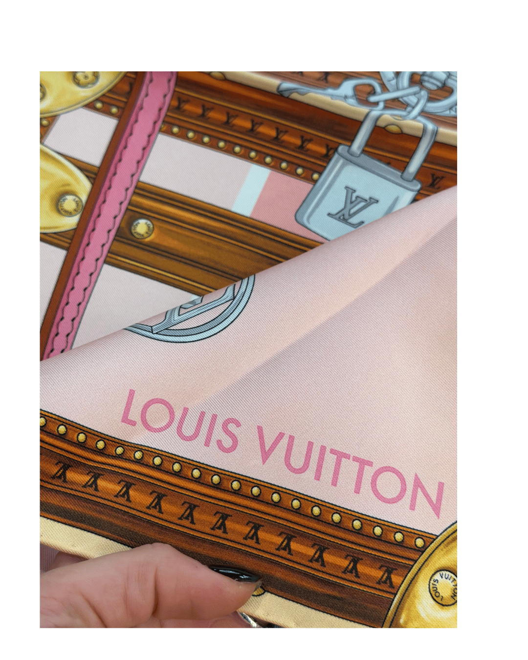 FOULARD "STRAP AND TRUNK 90" SETA TONI ROSA