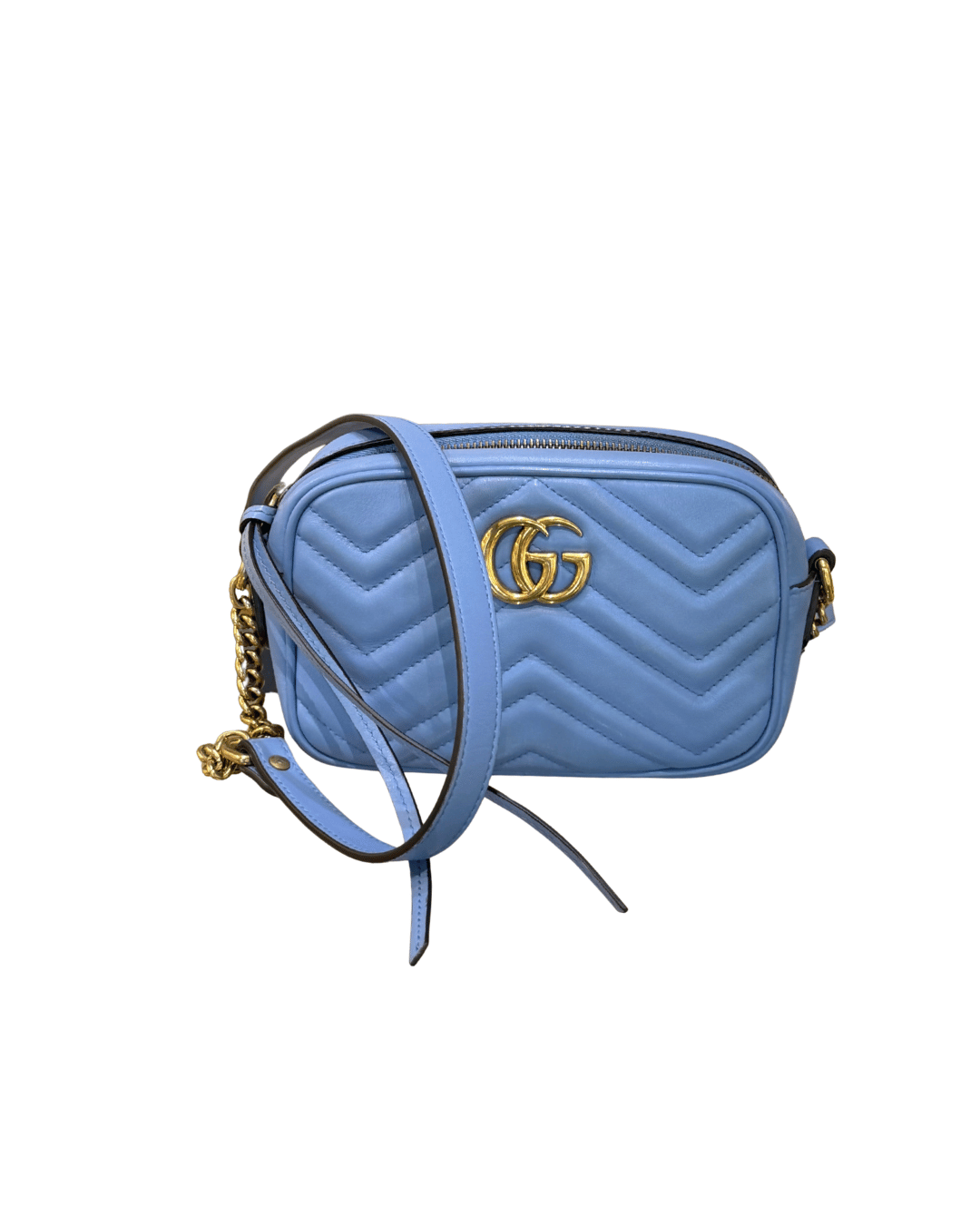 MINI CAMERA BAG GUCCI AZZURRA
