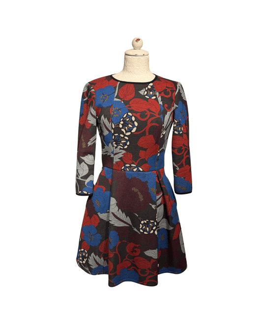 ABITO MAX&CO FIORI MANICE A 3/4 Tg 38