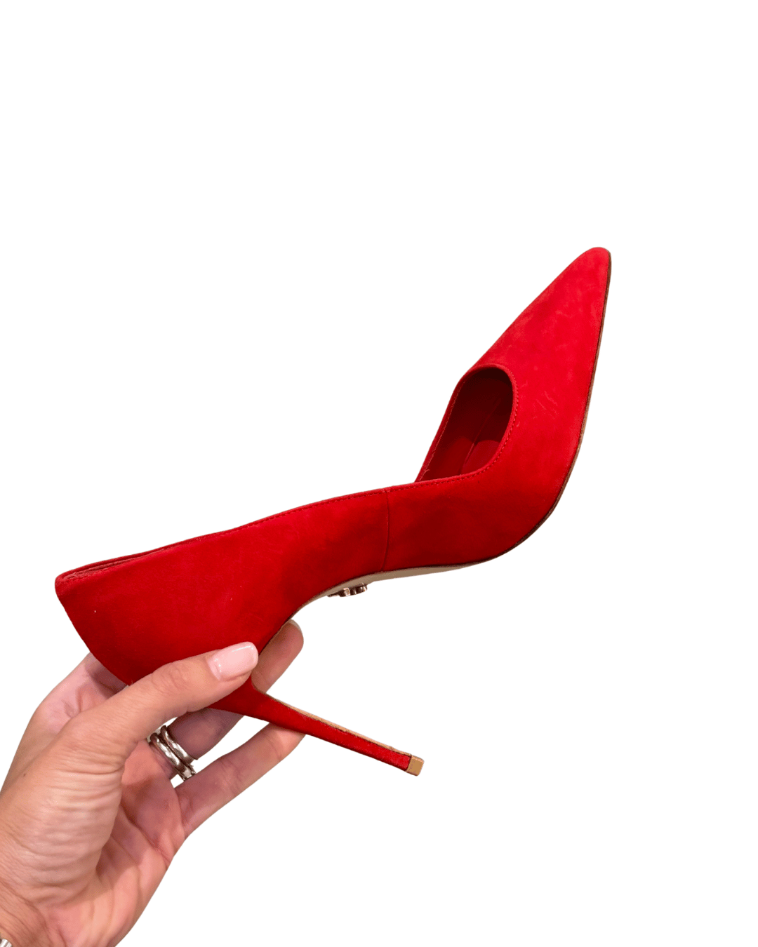 DECOLLETE LE SILLA VELOUR ROSSO ACCESO Nr 38.5