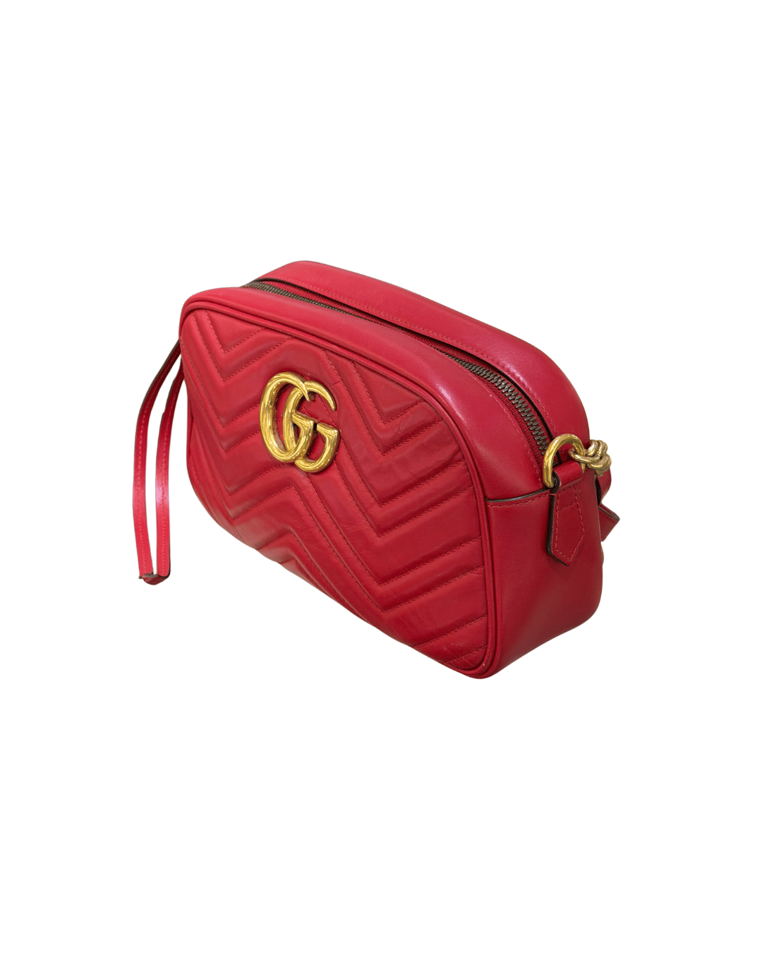 GUCCI CAMERA BAG ROSSA CON SCATOLA