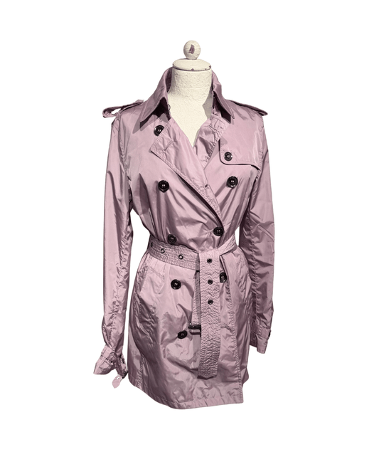 IMPERMEABILE BURBERRY LILLA Tg 40