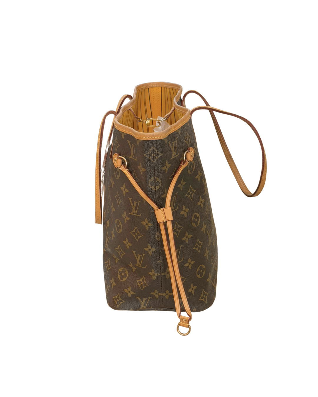 NEVERFULL MM MONOGRAM INTERNO SENAPE