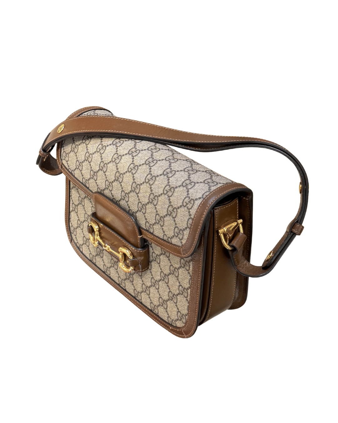 GUCCI HORSEBIT 1955 GG SUPREME RIFINITURE MARRONI