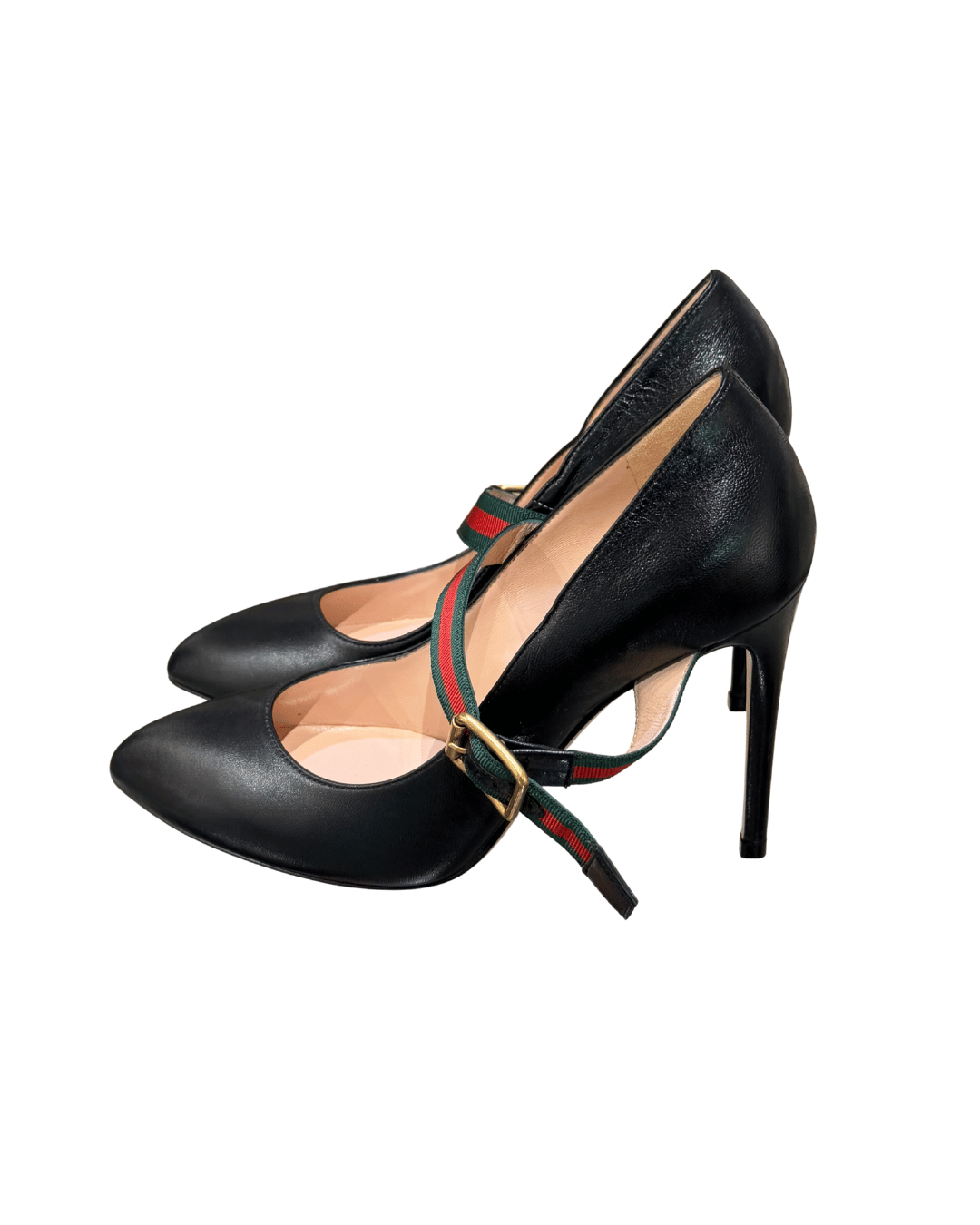 GUCCI DECOLLETE MARY JANE SYVLIE FASCIA WEB Nr 37.5