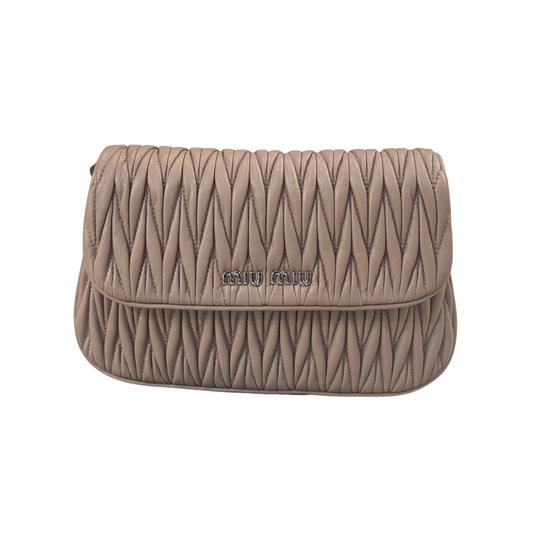 POCHETTE MIUMIU ROSA ANTICO