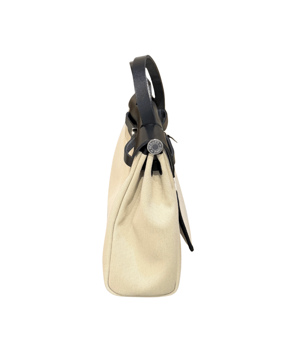 HERBAG HERMES ZIP 31 BEIGE E RIFINITURE NERE