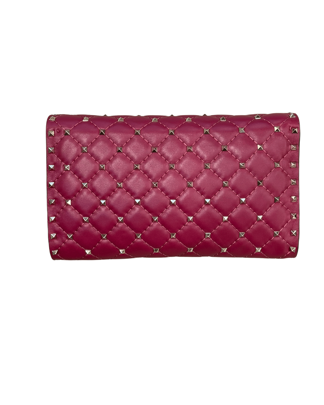 POCHETTE SPIKE VALENTINO COLOR VINACCIA