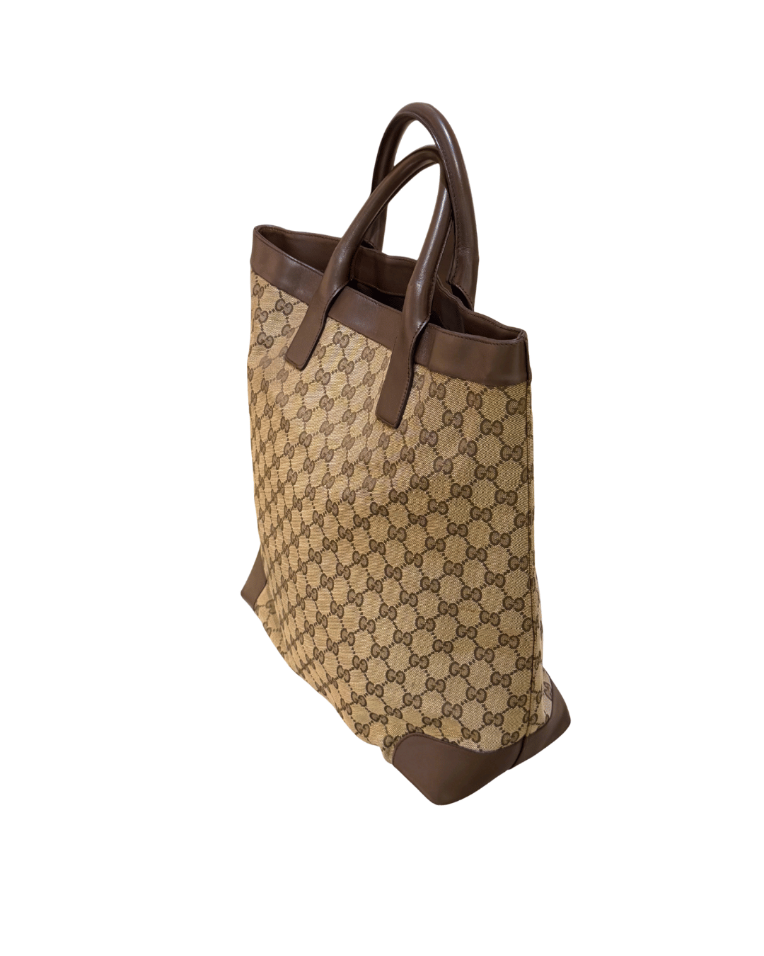 GUCCI TOTE BAG GG SUPREME RIFINITURE MARRONI