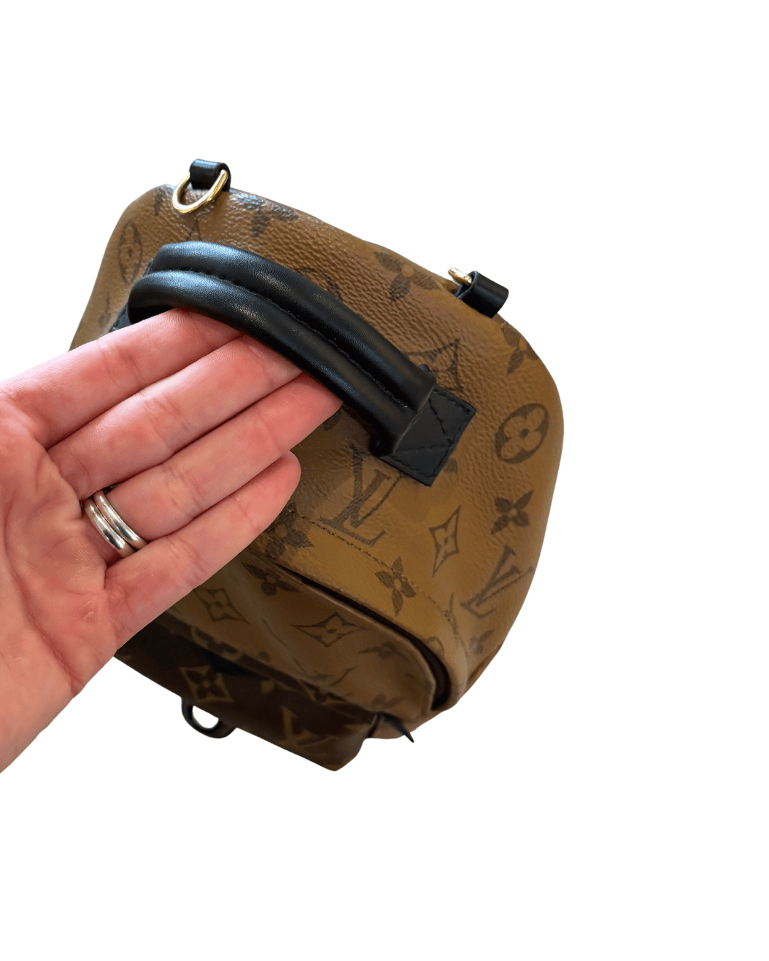 ZAINO MINI PALM SPRING MONOGRAM REVERSE LOUIS VUITTON