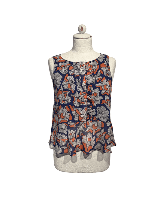 TOP IN SETA FANTASIA FLOREALE MAX&Co Tg 38