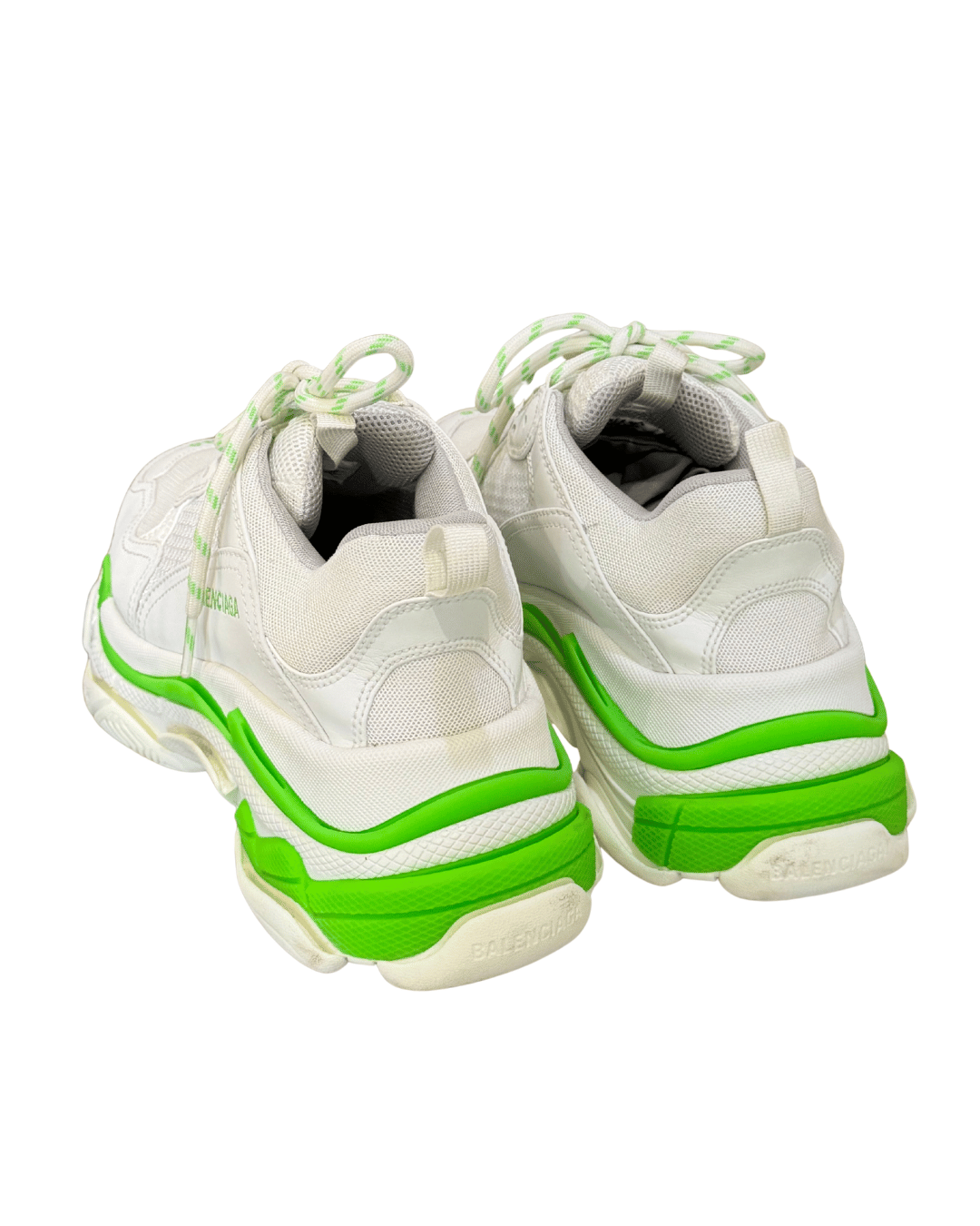 BALENCIAGA TRIPLE S BIANCHE E VERDI Nr 40