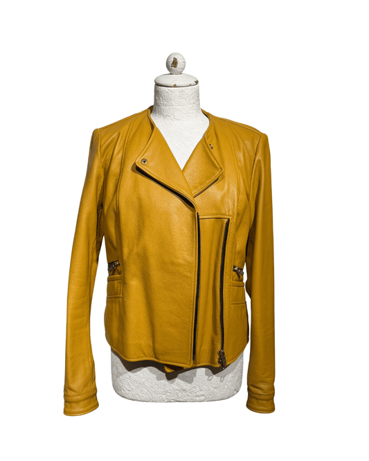 GIACCA IN PELLE OCRA HOGAN Tg 42