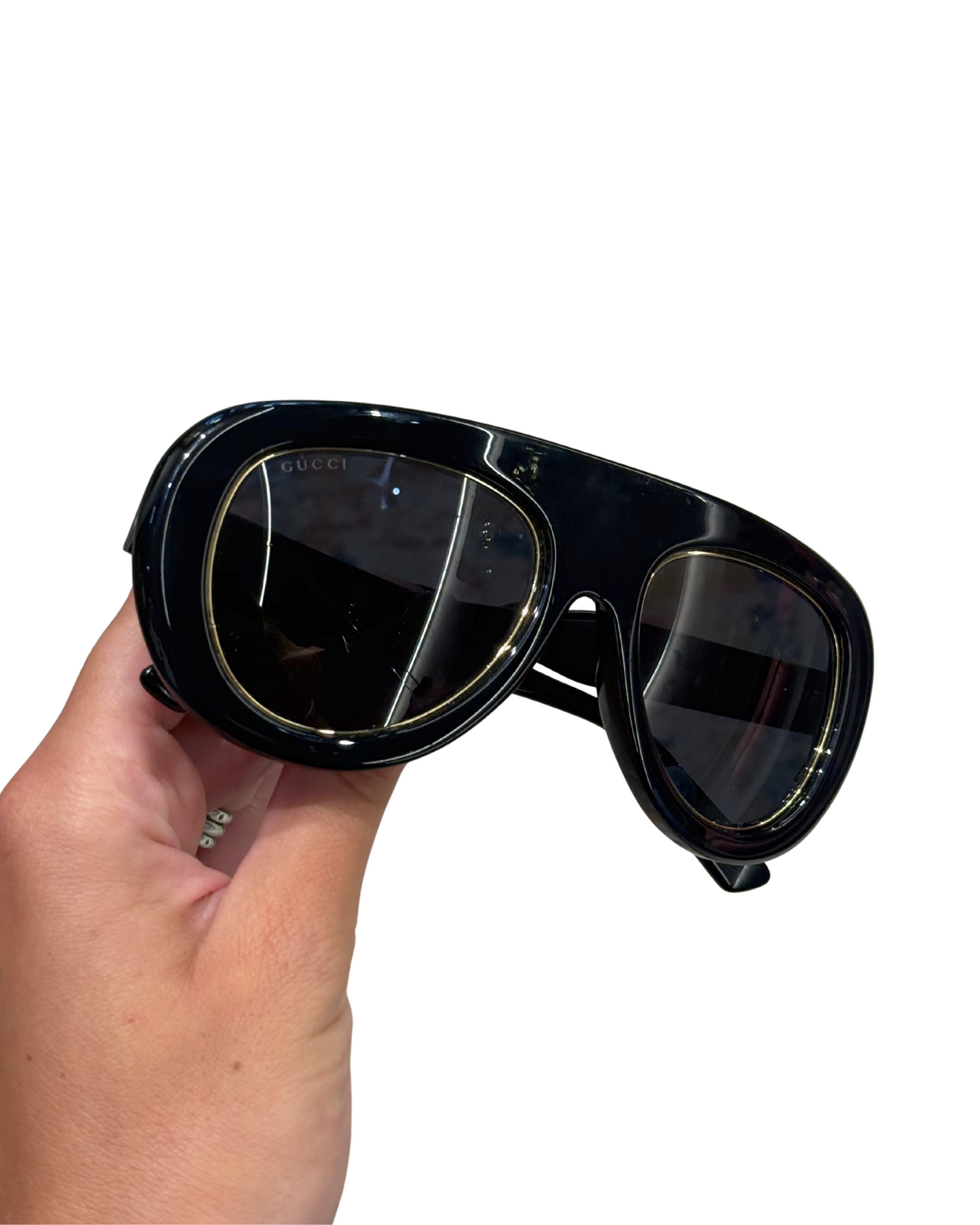 OCCHIALI GUCCI MONTATURA NERA