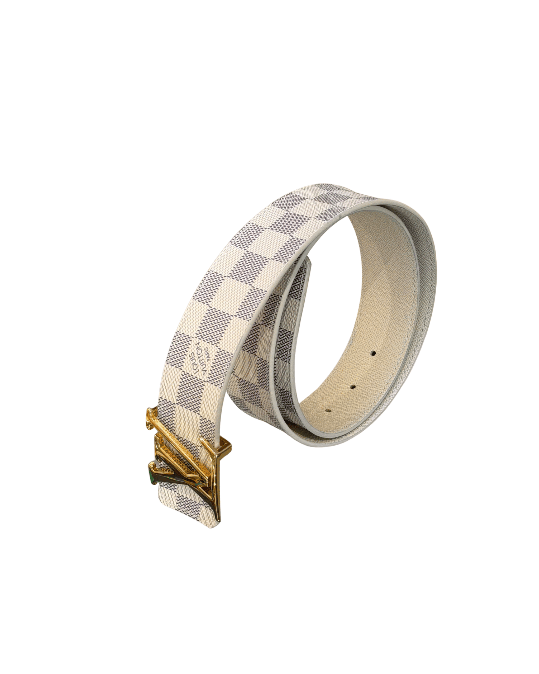 CINTURA INITIALES DAMIER AZUR 80