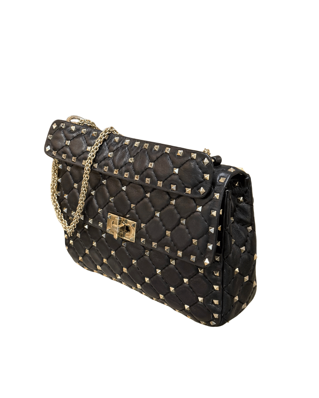 VALENTINO SPIKE MEDIA NERA