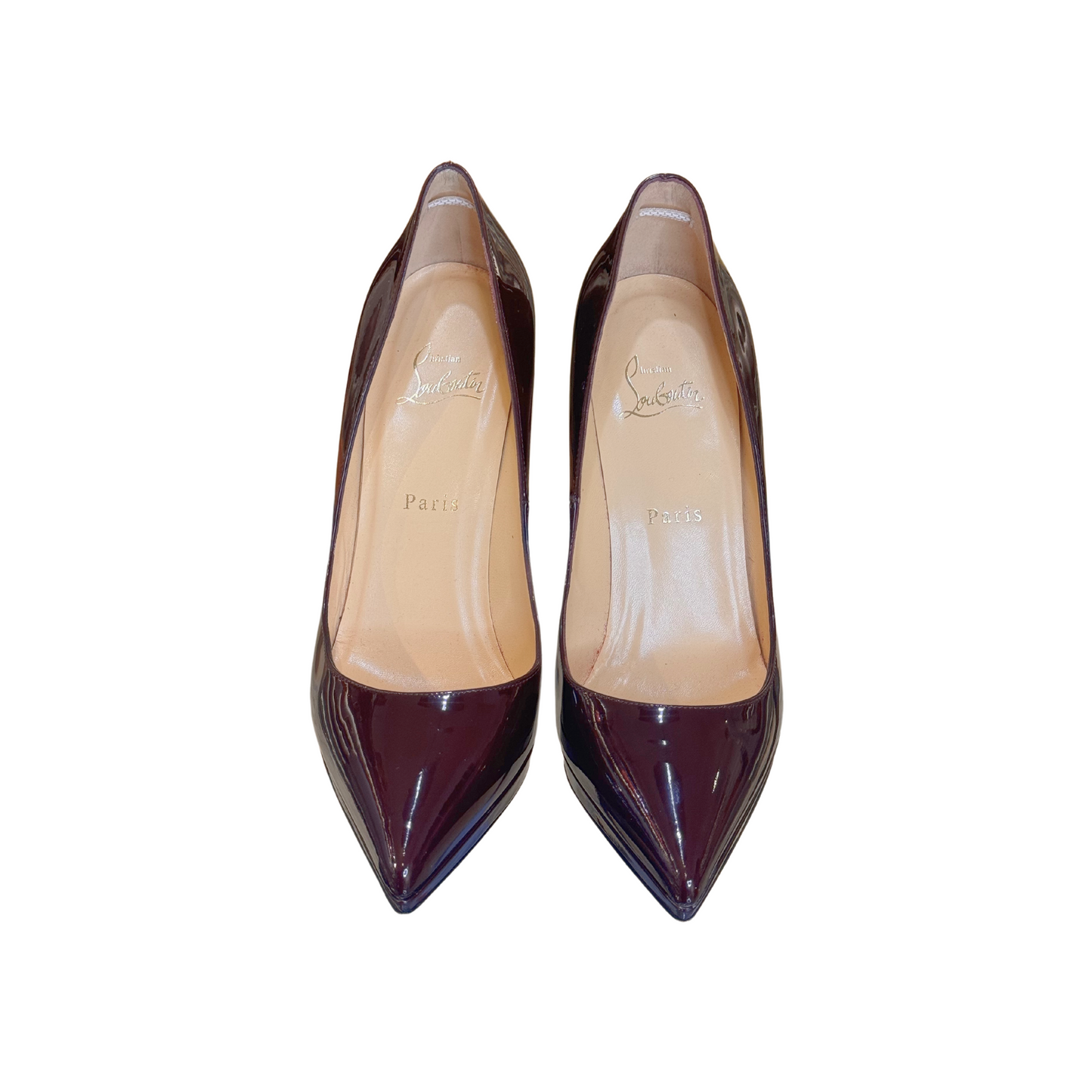 LOUBOUTIN BORDEAUX/MARRONI