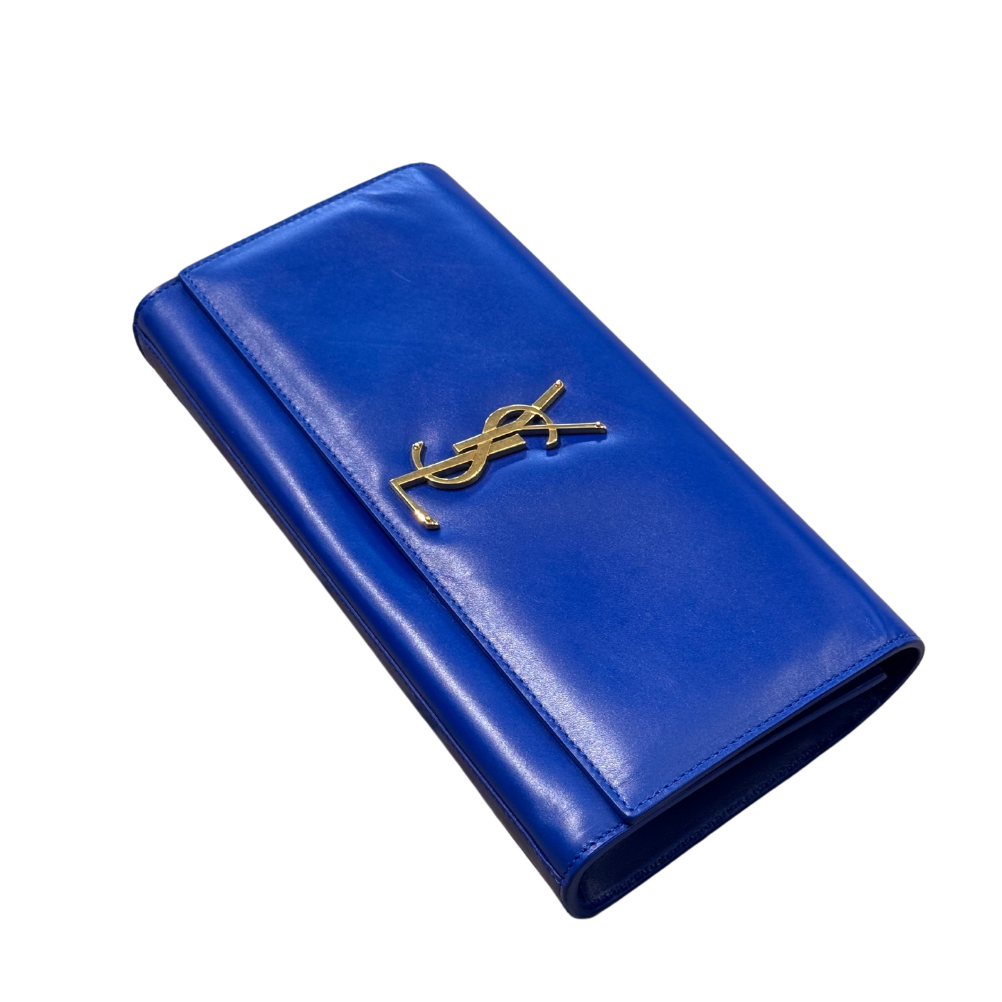 POCHETTE YSL BLU ELETTRICA
