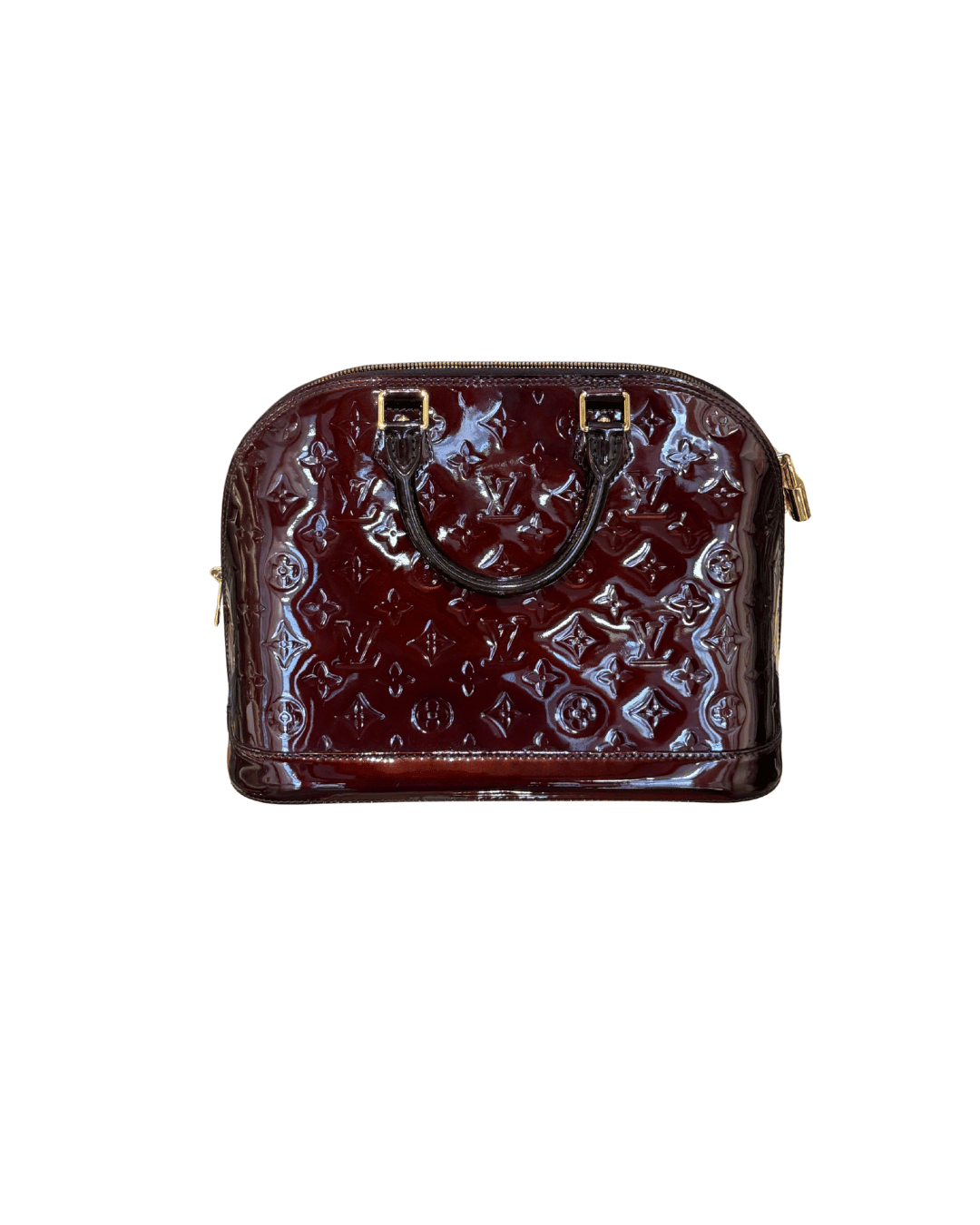 ALMA PM LOUIS VUITTON VERNIS BORDEAUX/MARRONE